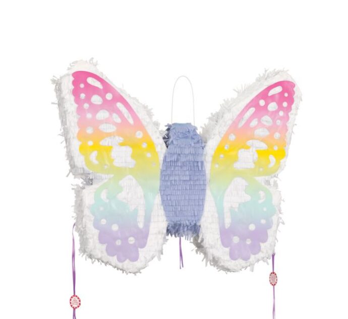 Butterfly Shaped Drum Pinata (58cm x 46cm)