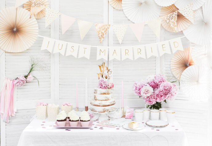 Χάρτινο Μπάνερ Just Married
