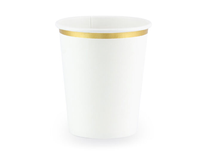 Cups, white, 260 ml