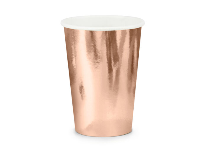 Ποτήρια πάρτυ Rosegold (6 τεμ)