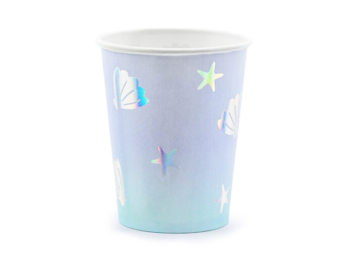 Paper cups Narwhal, mix, 220m
