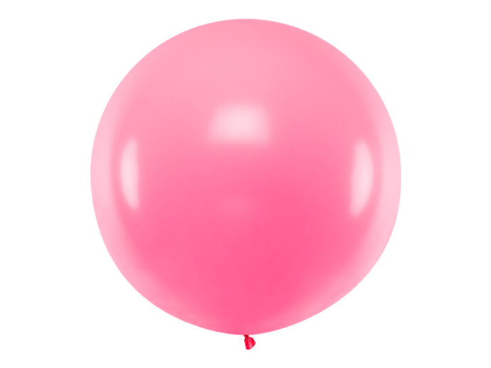 Round Balloon 1m, Pastel Pink