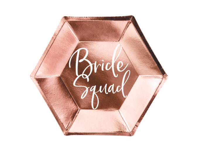 Πιάτα για bachelorette “Bride Squad” (6 τεμ)