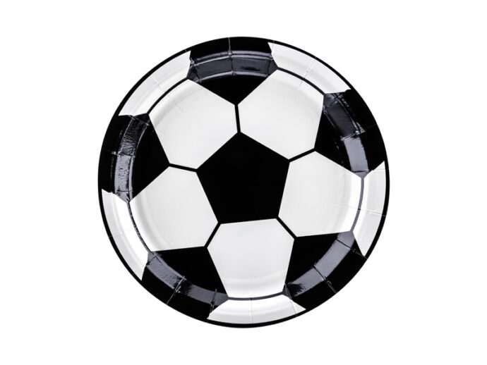 Plates Football, mix, 18cm