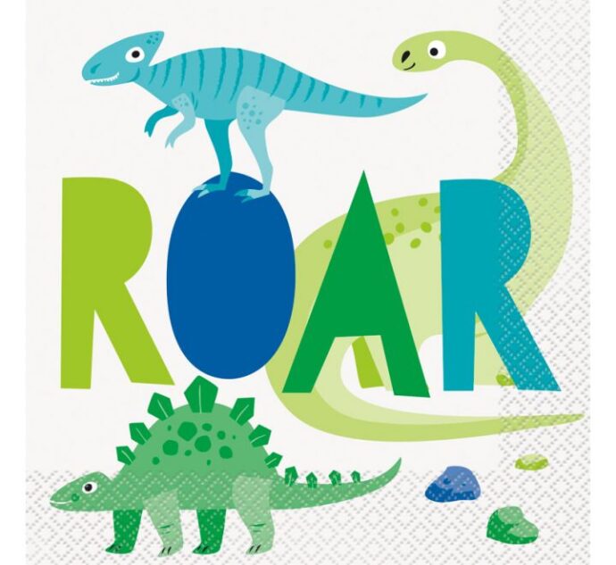 Party Dinosaurs Luncheon Napkins (16pcs)