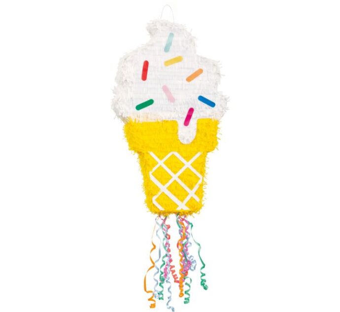 Ice Cream Pinata with Colorful Sprinkles