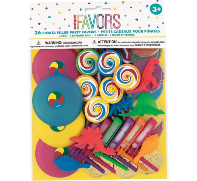 Party favors and pinata filler, 36 pcs