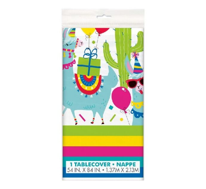 Llama Party Plastic Tablecover Llama Party Plastic Tablecover