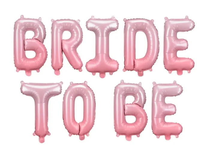 FOIL BALLOONS KIT BRIDE TO BE PINK