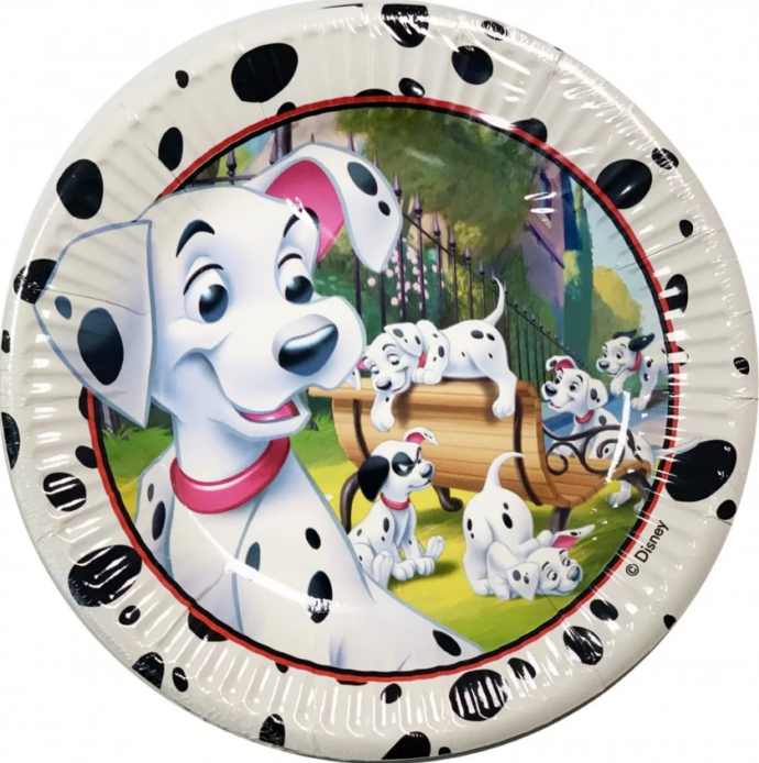 101 Dalmatians Disney Πιάτα 8 τεμ) 18 cm