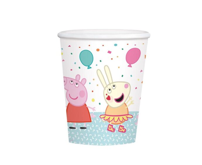 Ποτήρια χαρτ. 250ml Peppa Pig / 8 τεμ
