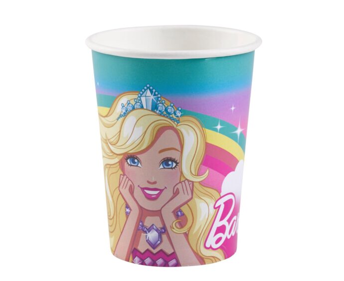 Ποτήρια χαρτ. 250ml Barbie Dreamtopia /8 τεμ