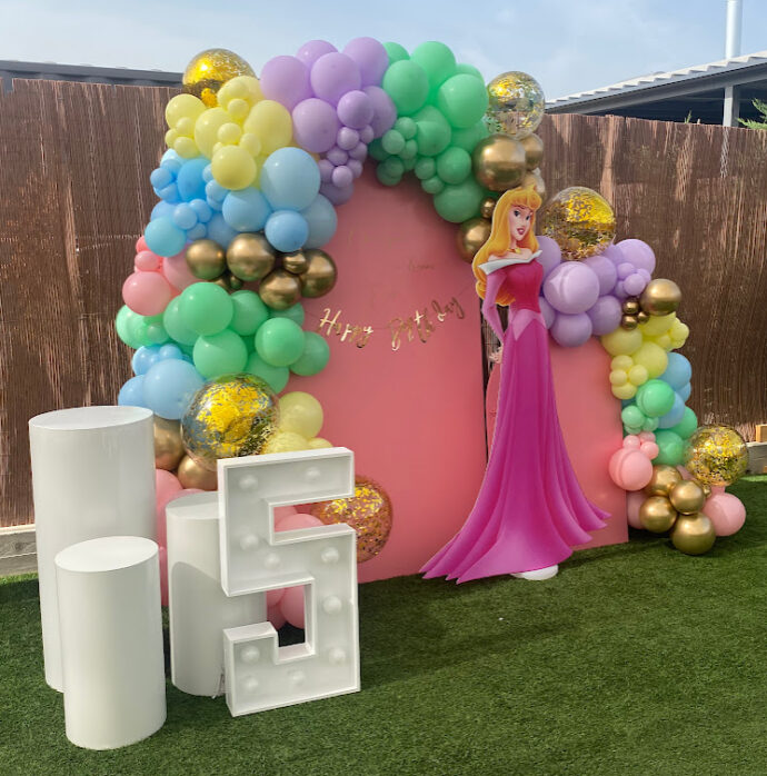 Balloon Decoration  disney Prinsses