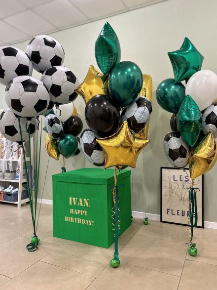 Γιορτή Ημέρας Αγώνα: Σετ Μπαλονιών για Πάρτι Ποδόσφαιρο
