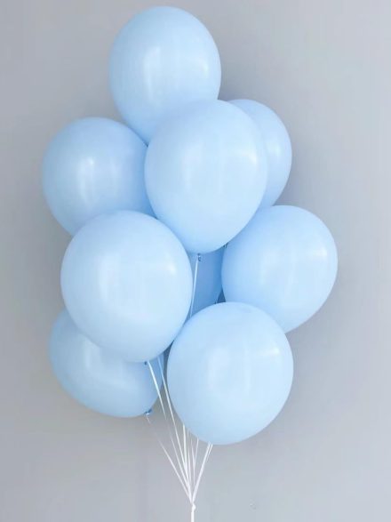 Μπουκέτο Μπαλονιών σε Ανοιχτές Μπλε Αποχρώσεις