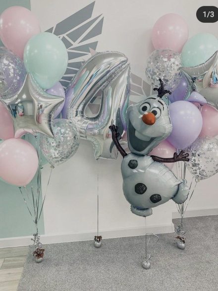 Συλλογή Μπαλονιών με Θέμα Frozen – Ιδανικό για Χειμερινά Πάρτι