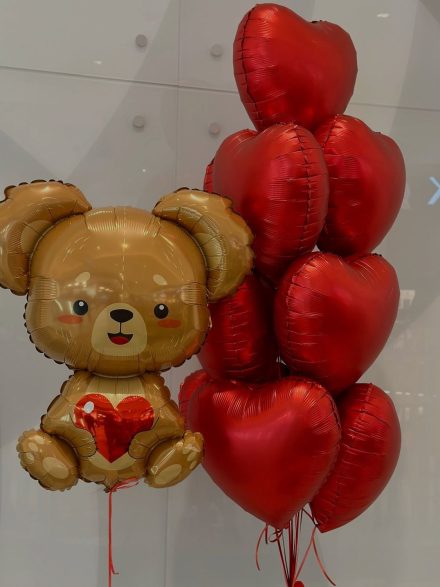 Σετ Μπαλονιών για Αγίου Βαλεντίνου – Όμορφο Μπουκέτο για Τέλειο Δώρο