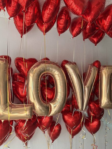 Μπαλόνια Γράμματα “LOVE” για την Ημέρα του Αγίου Βαλεντίνου